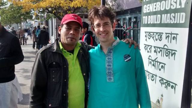 2014-10-24 Mosque with Khondaker